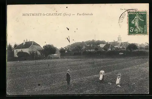 AK Montmirey-le-Chateau, Vue Generale