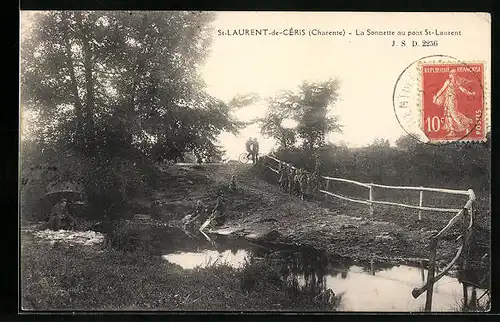 AK St-Laurent-de-Céris, La Sonnette au pont St-Laurent