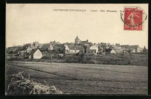 AK Pleaux, Panorama des Ortes