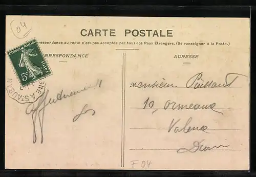 AK Digne, Le Pont et vue generale