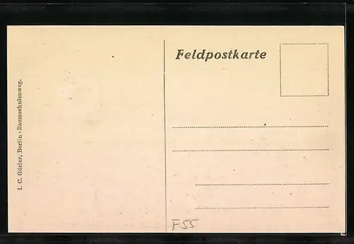 AK Etain, Ruines et l`Hotel de Ville