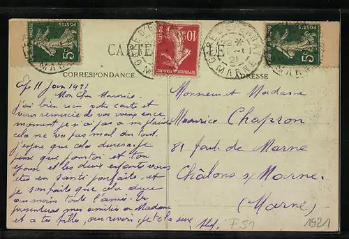 AK Épernay, Le Bombardement en Champagne - Rue du Paulmier