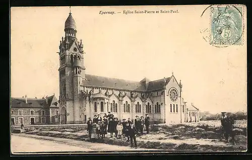 AK Épernay, Eglise Saint-Pierre et Saint-Paul