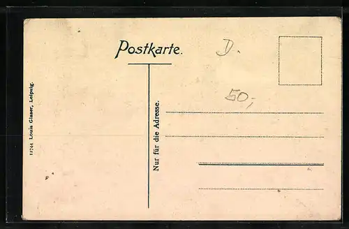 AK Bad Kösen, Teilansicht mit Kirche