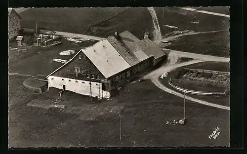 AK Schollach /Kr Neustadt, Gasthof zur Sonne vom Flugzeug aus