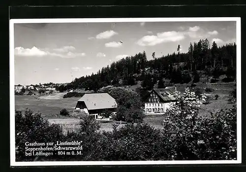 AK Seppenhofen bei Löffingen /Schwarzw., Gasthaus zur Linsimühle