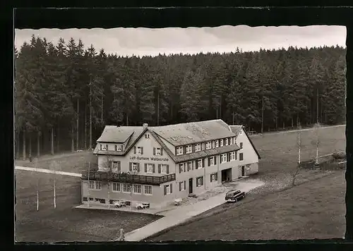 AK Kniebis /Schwarzw., Luft-Kurheim Waldesruhe aus der Vogelschau