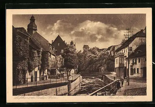 AK Roda /Th., Partie an der Roda