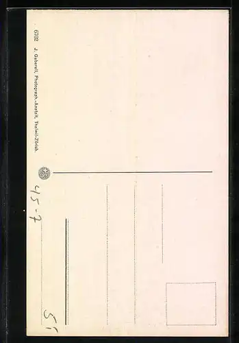 AK Bergsteiger beim Abseilen an einer Klippe