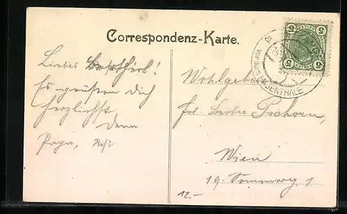 AK Markt St. Andrä, Ortsansicht v. d. Hagenthale