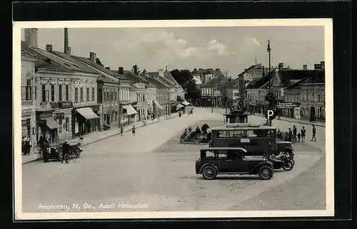 AK Amstetten, Strassenpartie am platz