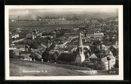 AK Gumpoldskirchen, Teilansicht mit Kirche