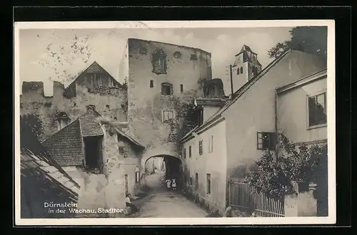 AK Dürnstein in der Wachau, Stadttor