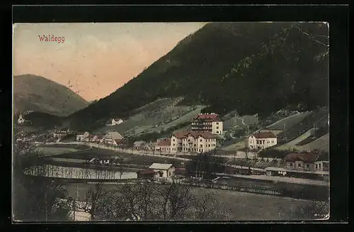 AK Waldegg, Panorama des Ortes