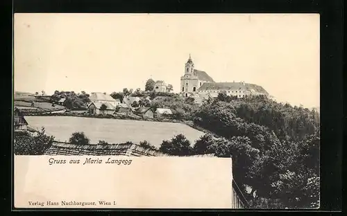 AK Maria-Langegg, Panorama des Ortes