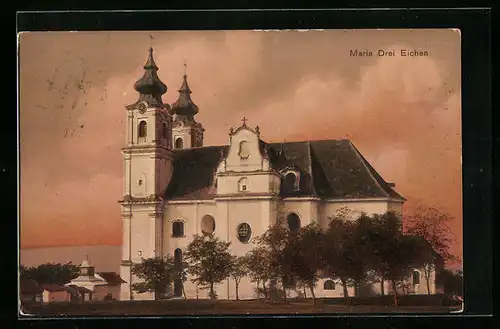 AK Maria Drei Eichen, Die Basilika