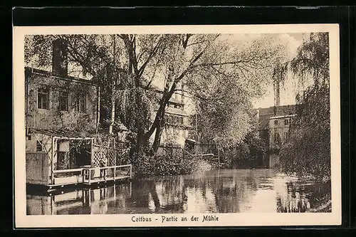AK Cottbus, Partie an der Mühle