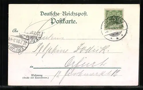 Lithographie Kyffhäuser, Reiterstandbild a. Kaiser-Wilhelm-Denkmal