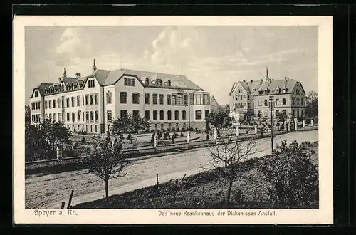 AK Speyer a. Rh., Das neue Krankenhaus der Diakonissen-Anstalt