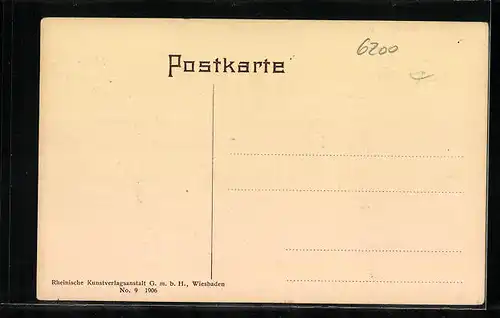 AK Wiesbaden, Försterhaus im Dambachtal