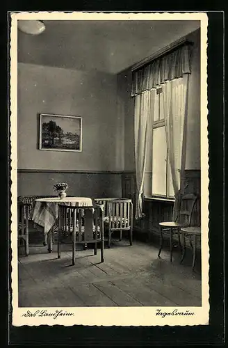 AK Fichtengrund b. Berlin, Schullandheim Dorothea, Innenansicht des Jugendraums