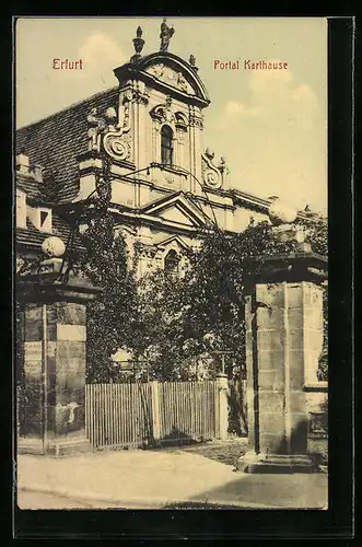 AK Erfurt, Portal des Kartäuserklosters