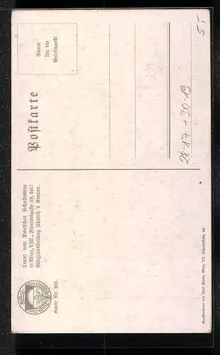 AK Deutscher Schulverein Nr. 905: Der Rattenfänger von Hameln