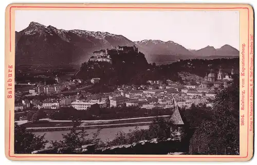 Fotografie Römmler & Jonas, Dresden, Ansicht Salzburg, Blick auf die Stadt vom Kapuzinerberg