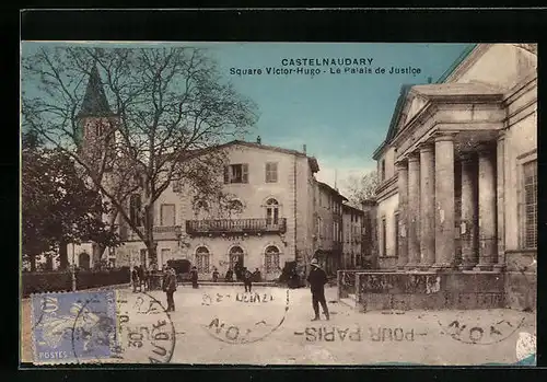 AK Castelnaudary, Square Victor-Hugo - Le Palais de Justice