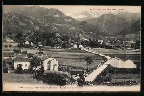 AK Ercé, pres Aulus-les-Bains, Vue sur la Vallée