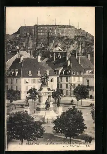 AK Belfort, Le Monument des Toris Sièges et le Chateau