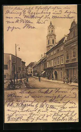 AK Herzogenburg, Blick in die Kirchengasse