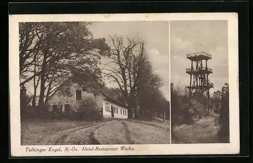 AK Tulbinger Kogel, Hotel-Restaurant Wacha, Aussichtsturm