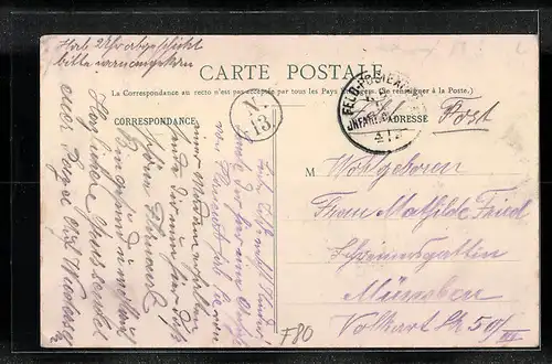 AK Flaucourt, Rue de Barleux