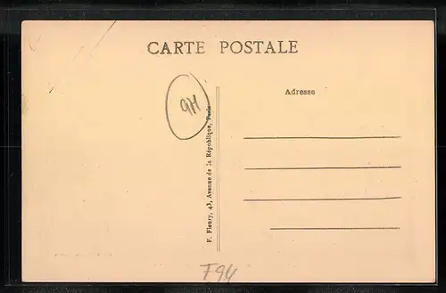 AK Cachan, Foyer des P. T. T., Atelier no 1