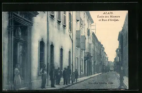 AK Alais, École des Mineurs et Rue d`Avejan