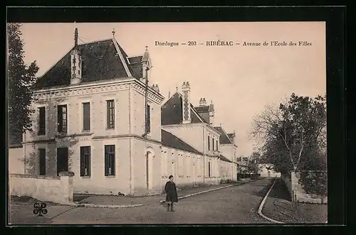 AK Ribérac, Avenue de l`Ecole des Filles