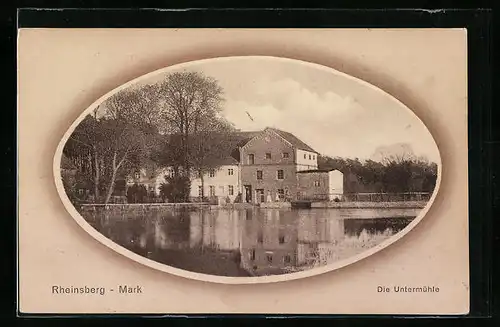 AK Rheinsberg /Mark, die Untermühle