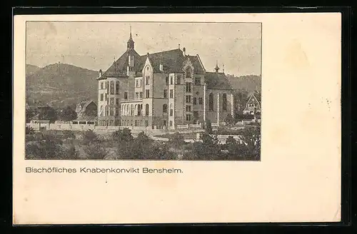 AK Bensheim, Bischöfliches Knabenkonvikt