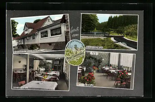 AK Dorf-Erbach /Odenwald, Gasthof Drei-Seental