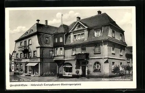 AK Gersfeld /Rhön, Kneippkurheim Leubecher