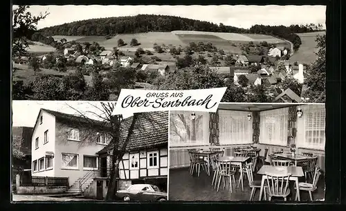 AK Ober-Sensbach, Gasthaus Goldener Pflug