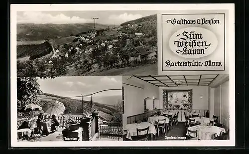 AK Kortelshütte /Odenwald, Gasthaus u. Pension Zum weissen Lamm