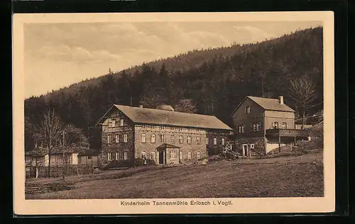 AK Erlbach /Vogtl., Kinderheim Tannenmühle