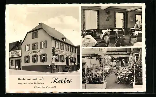 AK Erbach /Odenw., Konditorei und Cafe Keefer