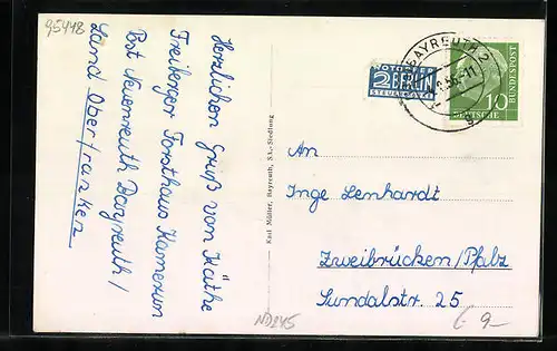 AK Bayreuth, Ausflugsort Gasthaus Kamerun