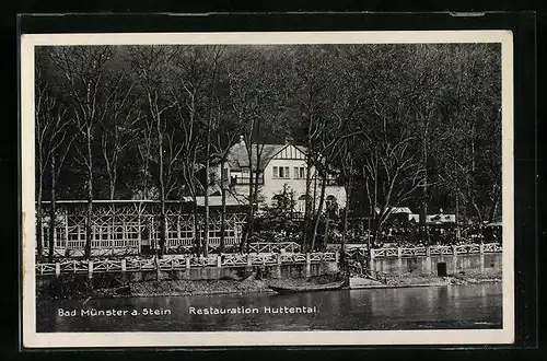 AK Bad Münster am Stein, Restauration Huttental