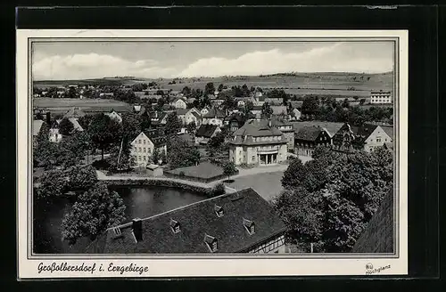 AK Grossolbersdorf /Erzgeb., Teilansicht vom Kirchturm aus