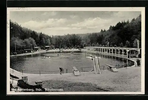 AK Bad Rastenberg /Thür., Schwimmbad