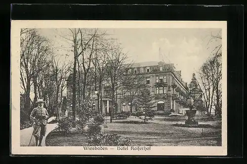 AK Wiesbaden, Hotel Kaiserhof